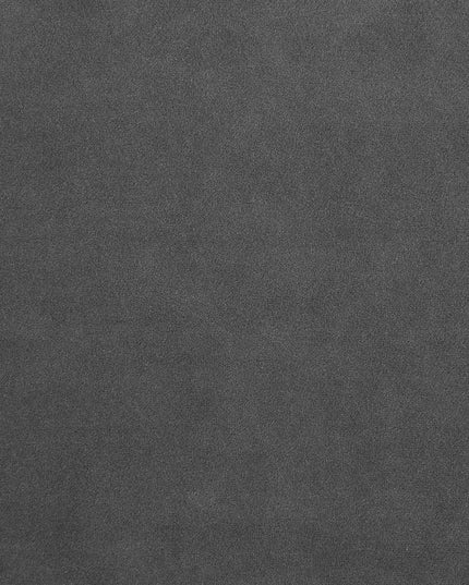 90" Gray Velvet Sofa With Silver Legs