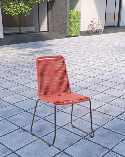 Five Piece Brown and Black Solid Wood Dining Set with Four Chairs