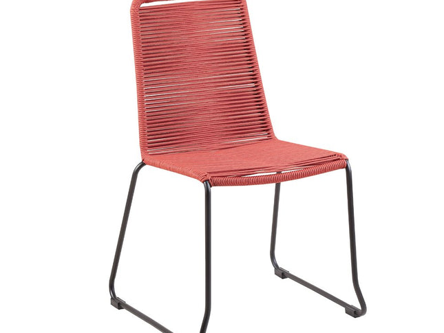 Five Piece Brown and Black Solid Wood Dining Set with Four Chairs