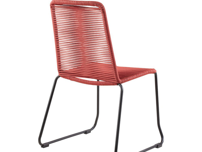 Five Piece Brown and Black Solid Wood Dining Set with Four Chairs