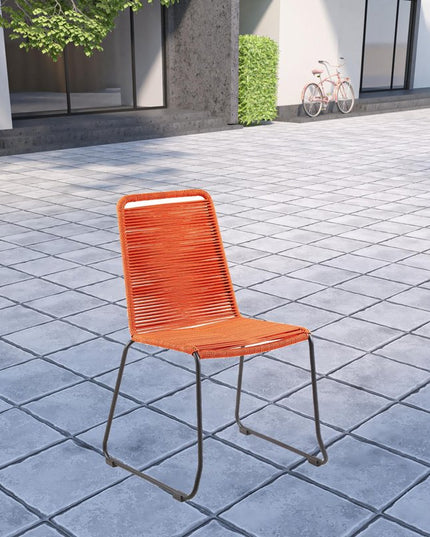 Five Piece Brown and Black Solid Wood Dining Set with Four Chairs