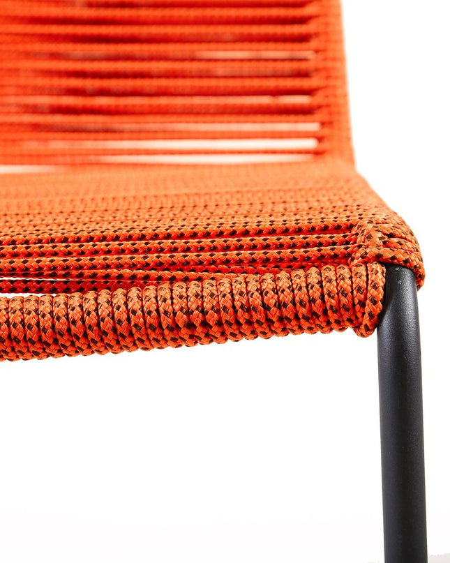 Five Piece Brown and Black Solid Wood Dining Set with Four Chairs