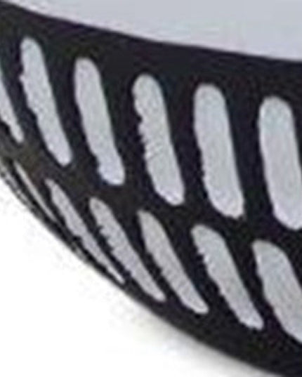 Set of Two Black And White Terracotta Chicken Figurines