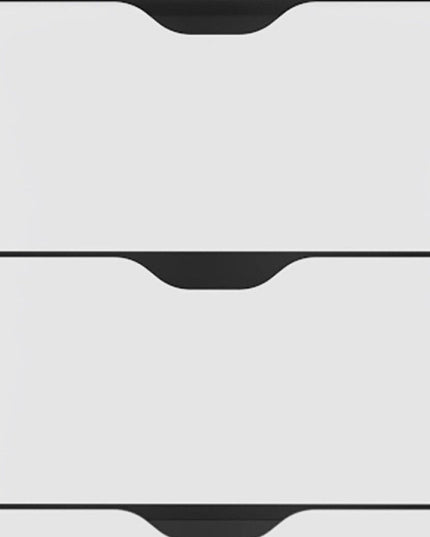 18" White Five Drawer Dresser