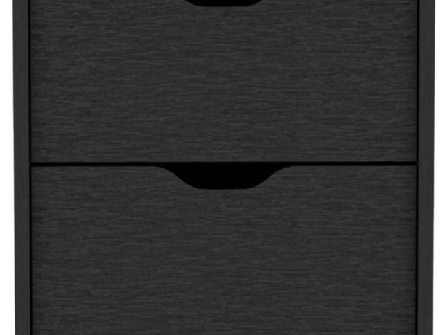 18" White Five Drawer Dresser