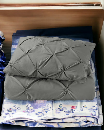 Gray King Microfiber Washable Microfiber Down Alternative Comforter