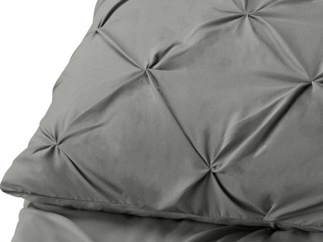 Gray King Microfiber Washable Microfiber Down Alternative Comforter