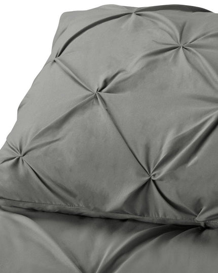 Gray King Microfiber Washable Microfiber Down Alternative Comforter