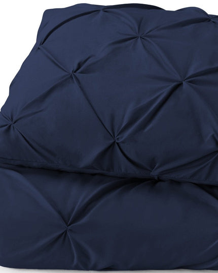 Navy Blue King Microfiber Washable Microfiber Down Alternative Comforter