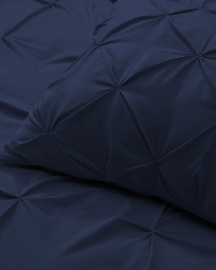 Navy Blue King Microfiber Washable Microfiber Down Alternative Comforter