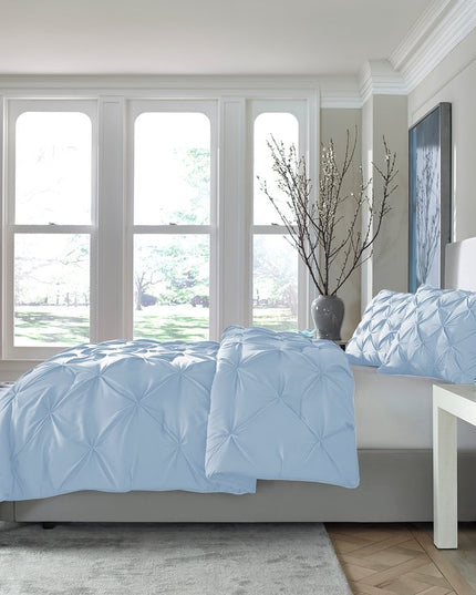 Blue King Microfiber Washable Microfiber Down Alternative Comforter