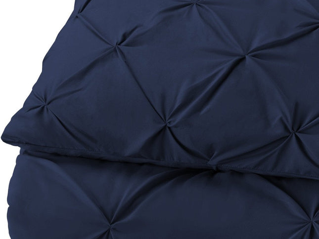 Navy Blue Twin Microfiber Washable Microfiber Down Alternative Comforter