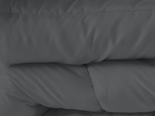Gray Queen Microfiber Washable Microfiber Down Alternative Comforter