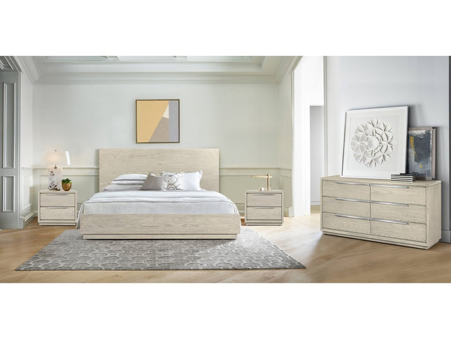 63" Gray Solid Wood Six Drawer Double Dresser