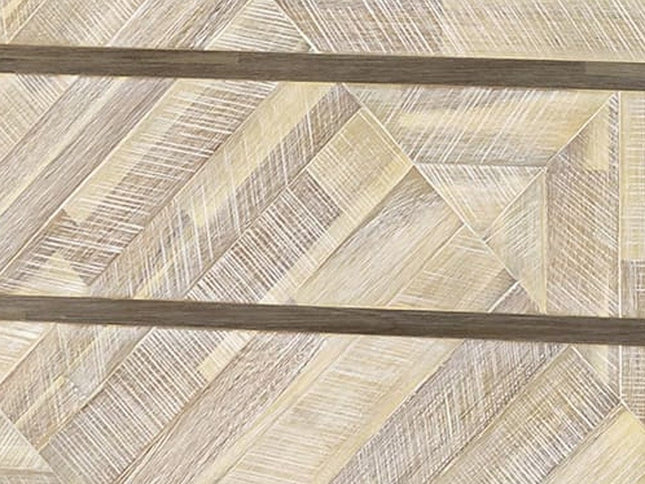 61" Natural Solid Wood Six Drawer Double Dresser