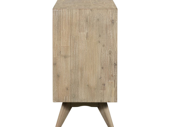 63" Brown Solid Wood Six Drawer Double Dresser