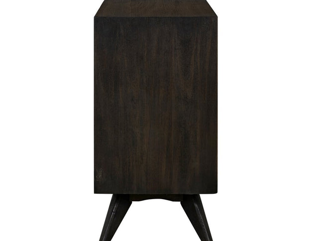 63" Brown Solid Wood Six Drawer Double Dresser