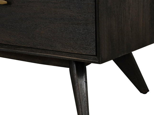 63" Brown Solid Wood Six Drawer Double Dresser