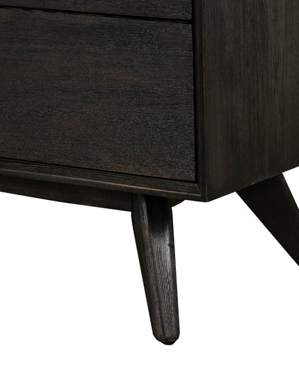 63" Brown Solid Wood Six Drawer Double Dresser