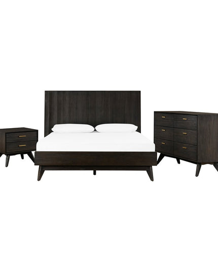 63" Brown Solid Wood Six Drawer Double Dresser