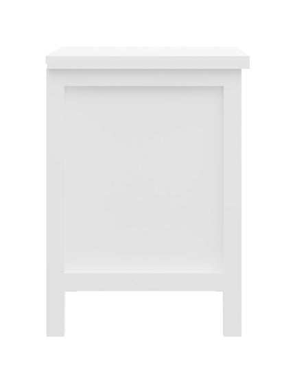 22" Solid Wood Two Drawer Nightstand