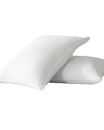 Set of Two Cloud Linen Standard Pillowcases