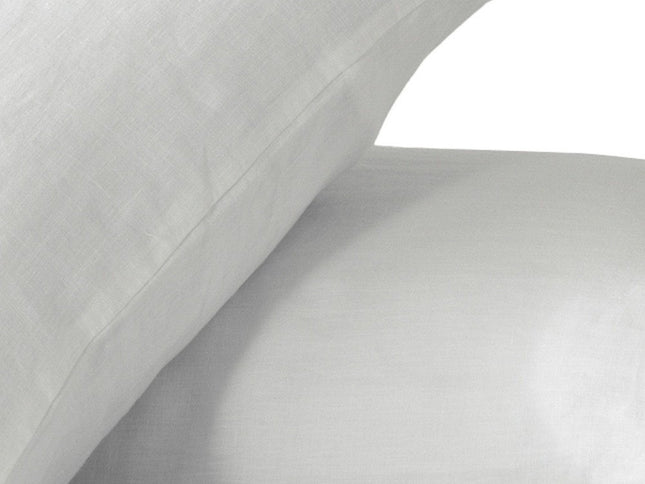 Set of Two Cloud Linen Standard Pillowcases