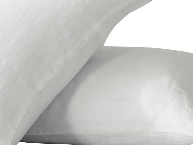Set of Two Cloud Linen Standard Pillowcases