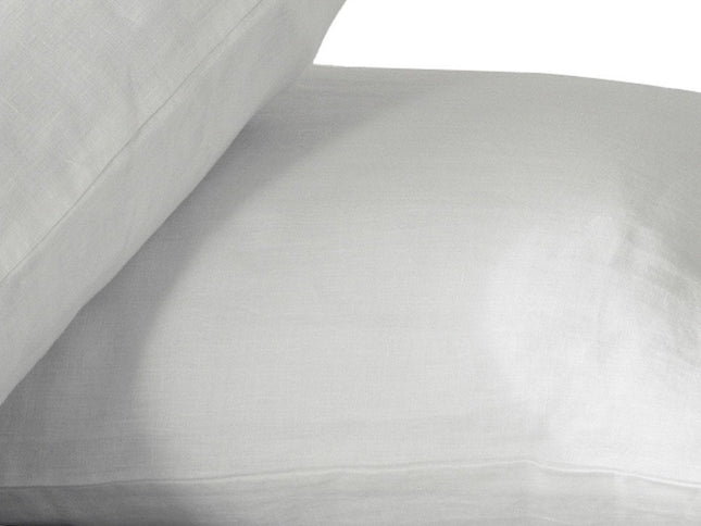 Set of Two Cloud Linen Standard Pillowcases