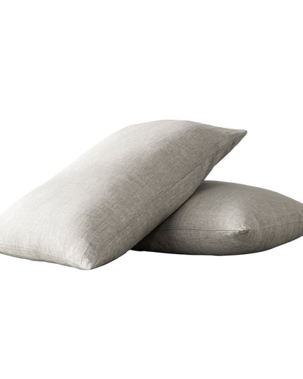 Set of Two Cloud Linen Standard Pillowcases