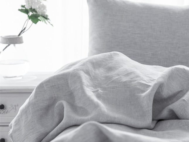 Set of Two Cloud Linen Standard Pillowcases