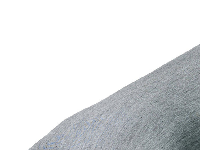 Set of Two Slate Gray Linen Pillowcases