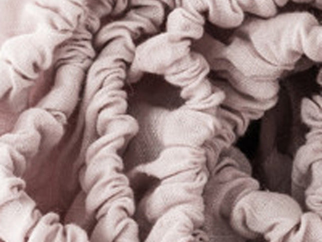 Light Pink Linen Twin Fitted Sheet