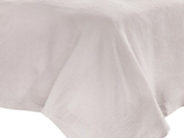 Four Piece Light Pink Linen Twin Sheet Set