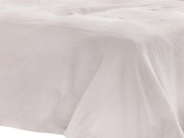 Four Piece Light Pink Linen King Sheet Set