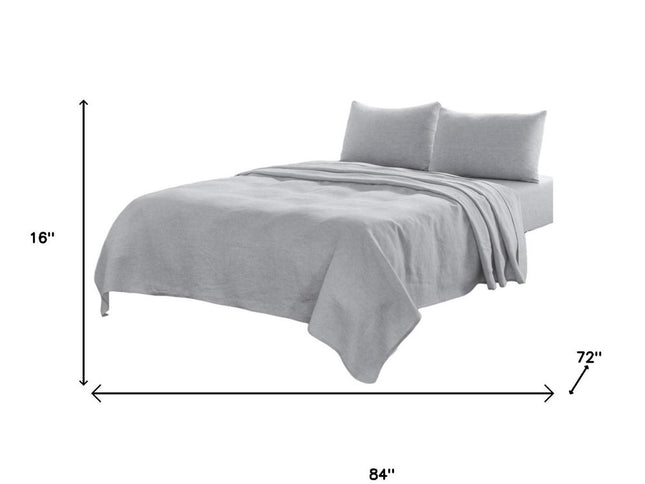 Four Piece Cloud Linen Sheet Set