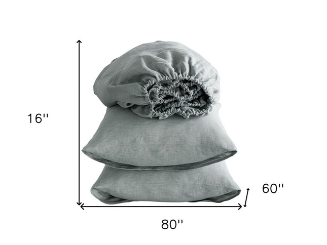 Four Piece Cloud Linen Sheet Set