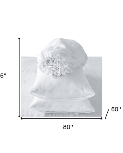 Four Piece Cloud Linen Sheet Set