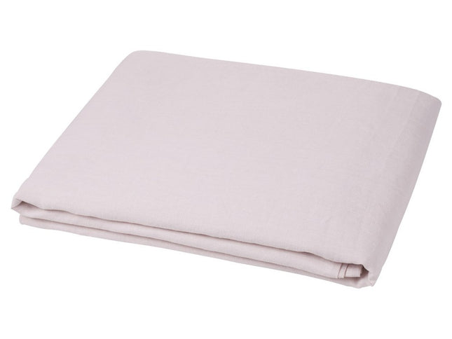 Light Pink Linen Full Double Flat Sheet
