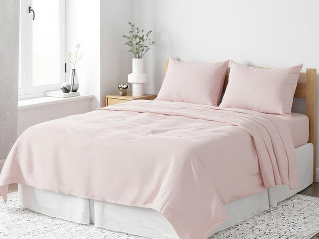 Cloud Linen King Flat Sheet