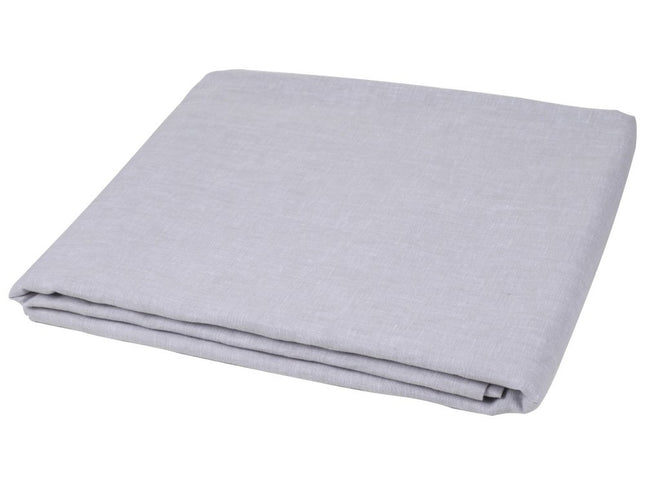 Light Pink Linen Twin Flat Sheet