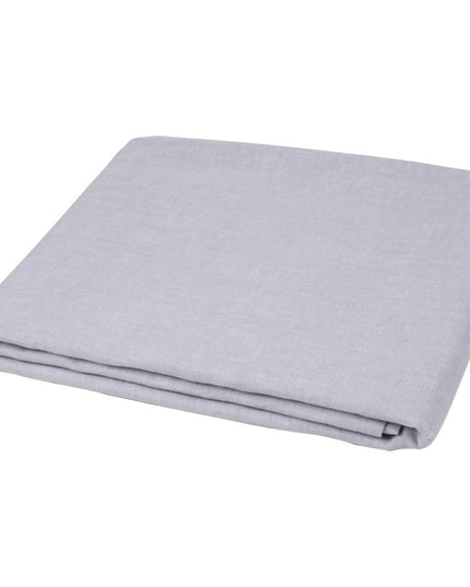 Light Pink Linen Twin Flat Sheet