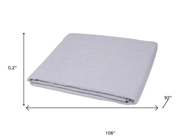 Light Pink Linen Full Double Flat Sheet