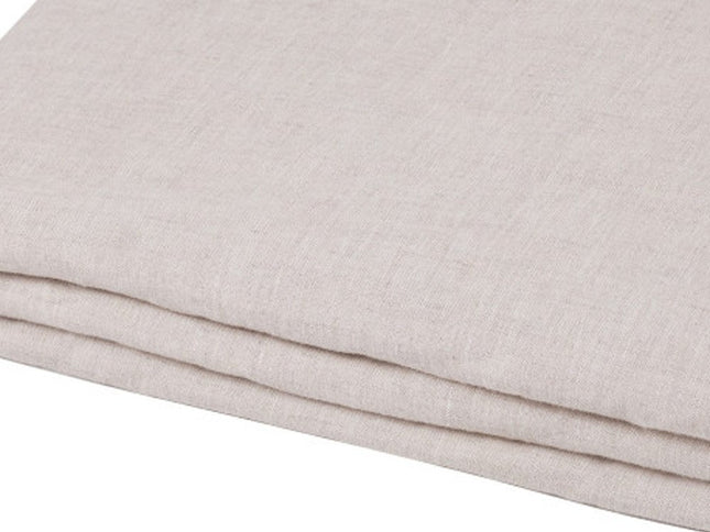 Light Pink Linen Twin Flat Sheet