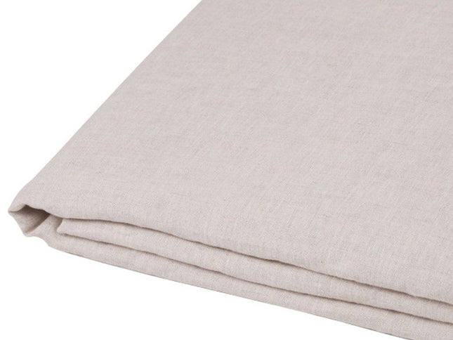 Light Pink Linen Twin Flat Sheet