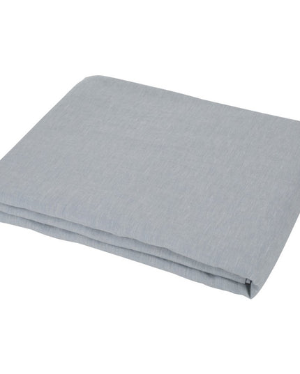 Light Pink Linen Twin Flat Sheet