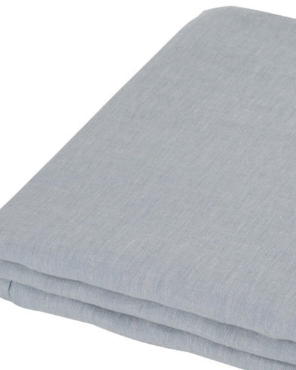 Light Pink Linen Twin Flat Sheet