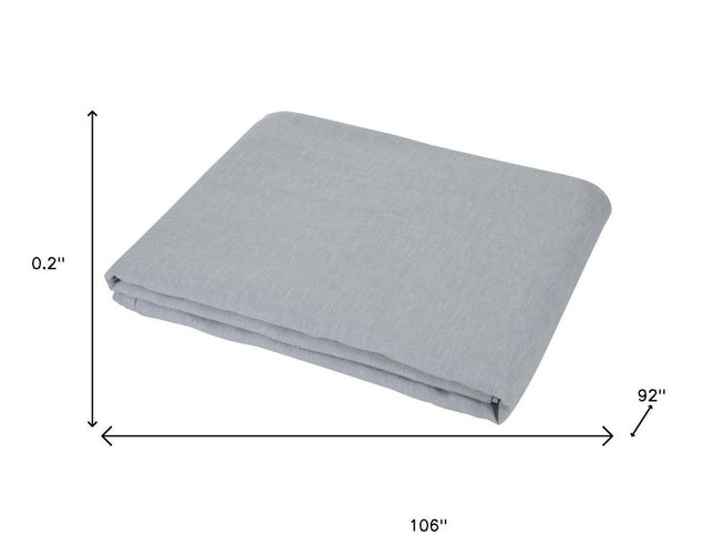 Light Pink Linen Full Double Flat Sheet