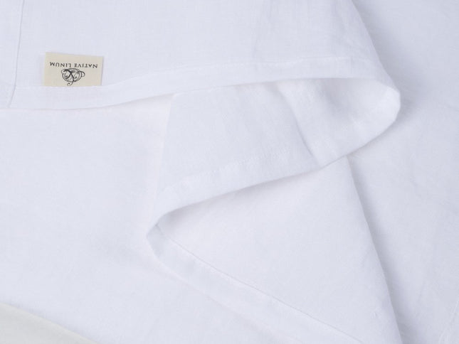 Light Pink Linen Twin Flat Sheet