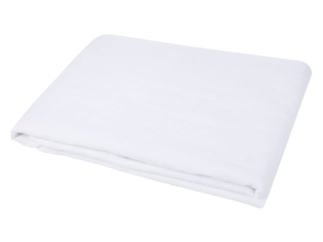 White Linen King Flat Sheet
